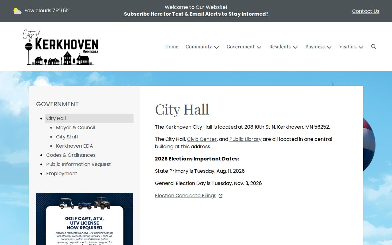 Benson court records routing comparison with a municipal civic building